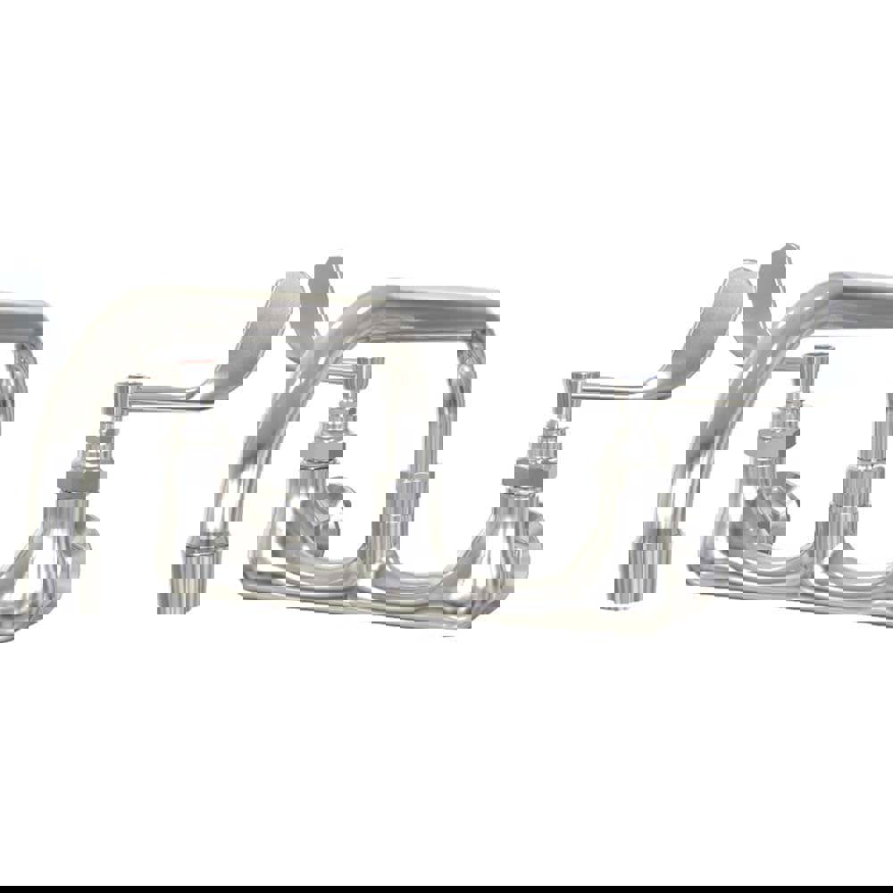 Industrial & Laundry Faucets; Type: Low Flow Faucet ; Style: Splash Mount ; Spout Type: Swivel ; Design: Swivel Spout Faucet ; Handle Type: Blade ; Spout Size: 12 (Inch)